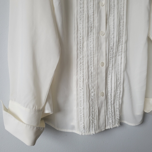 Norton Mcnaughton Woman Ivory Blouse 16W - Picture 8 of 10